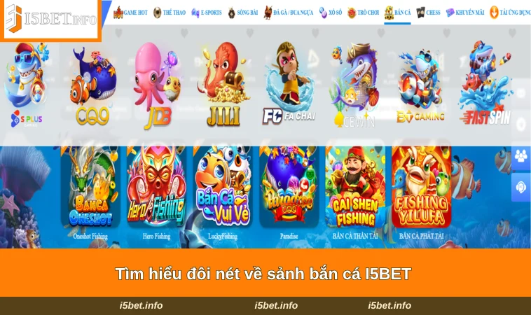 Bắn Cá I5BET 1 Tìm hiểu đôi nét về sảnh bắn cá I5BET