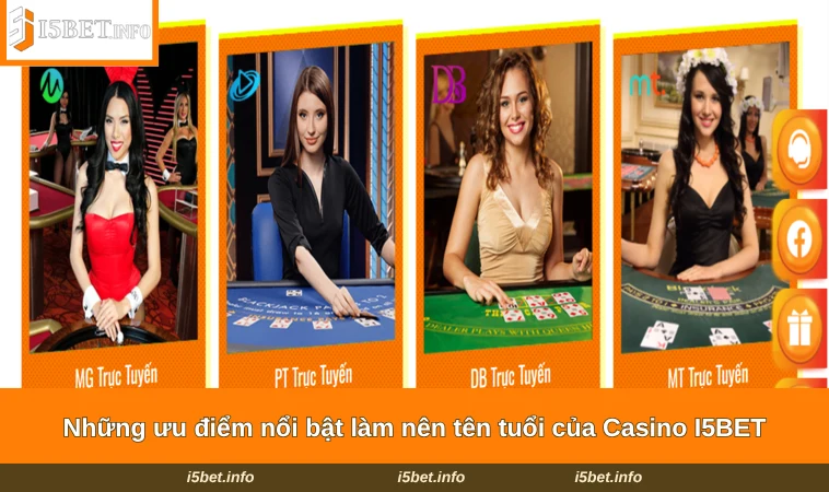 Casino I5BET 2 Những ưu điểm nổi bật làm nên tên tuổi của Casino I5BET