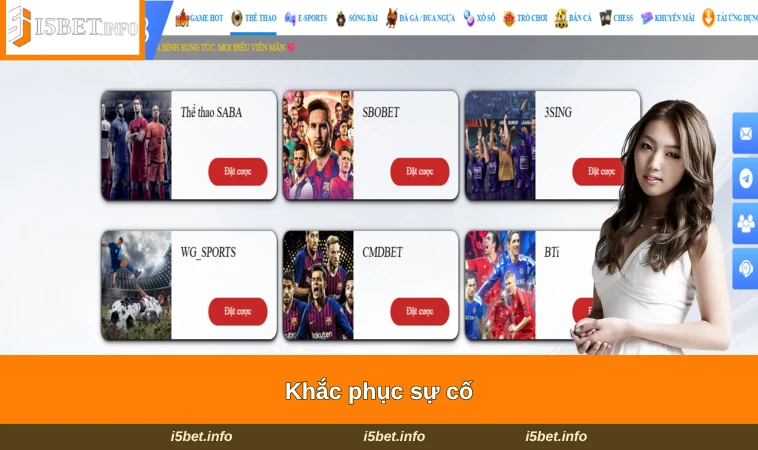 Đăng Ký I5BET 3 Khắc phục sự cố