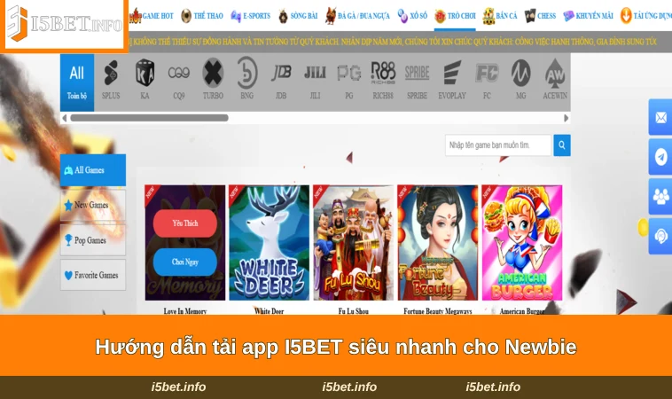 Tải App I5BET 3 Hướng dẫn tải app I5BET siêu nhanh cho Newbie