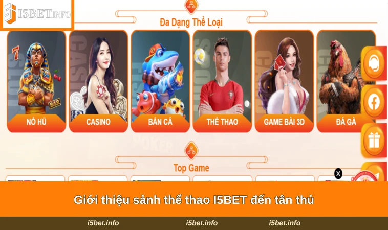 Thể Thao I5BET 1 Giới thiệu sảnh thể thao I5BET đến tân thủ